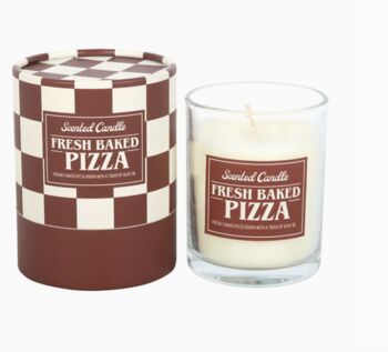 Fresh Baked Pizza Scented Candle, 2 of 3