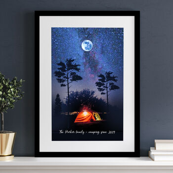 Personalised Family Campers Artwork, 10 of 11