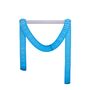 Streamer Garland Paper Decoration Bright Blue 2m, thumbnail 1 of 4