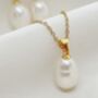 'Liwanag' Radiance Biwa Pearl Pendant Necklace, thumbnail 5 of 12
