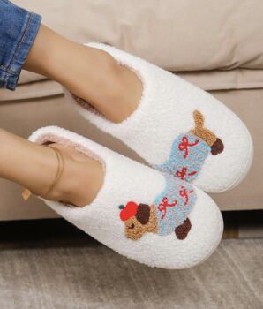 Cute Dachshund Slippers, 3 of 4