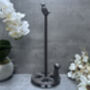 Cast Iron Kitchen Roll Holder – Cat And Bird Design, thumbnail 2 of 11