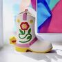 Retro Cowboy / Cowgirl Boot Shaped Vase, thumbnail 5 of 9