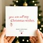 Christmas Card Personalised For Girlfriend, Wife, Partner, thumbnail 1 of 2