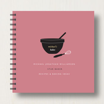 Personalised Baking Lover's Recipe Book, 6 of 10