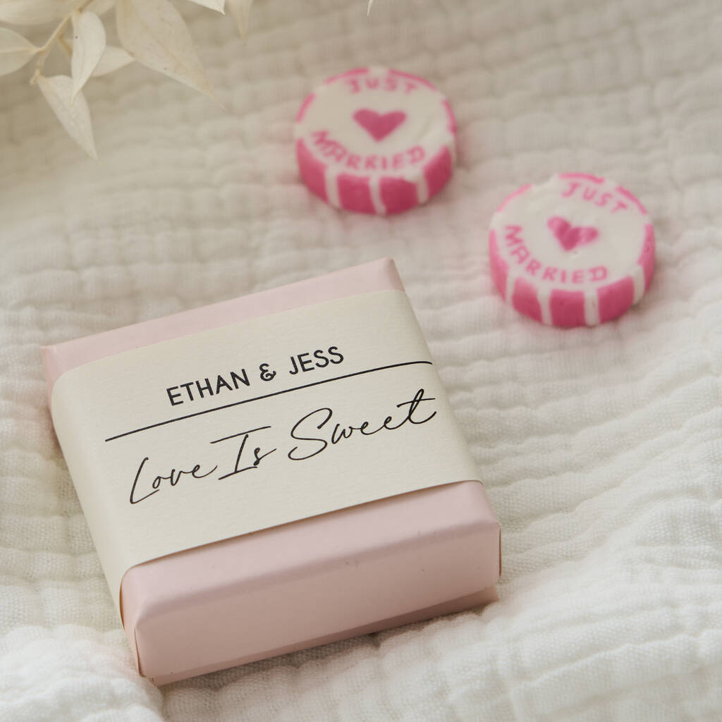 Love Is Sweet Wedding Favour, 1 of 5