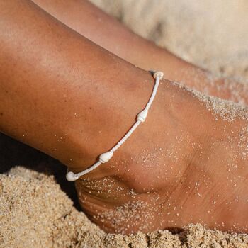 Giada Rahayu Shell Beaded Surf Anklet, 2 of 6