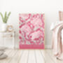 William Morris Pink Flower Art Print, thumbnail 2 of 3