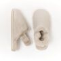 Luxury Faux Fur Memory Foam Slingback Slippers, thumbnail 8 of 11