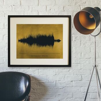 Soundwave Art Favourite Song Playable Print, 3 of 5