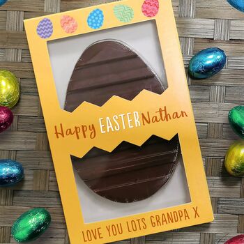 Personalised Happy Easter Chocolate Letterbox Gift, 2 of 4