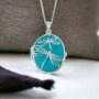 Personalised Dragonfly Locket In Sterling Silver, thumbnail 1 of 12