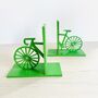 Green Bike Art Bookends, thumbnail 2 of 9