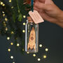 Personalised Space Rocket Hanging Christmas Bauble, thumbnail 5 of 8