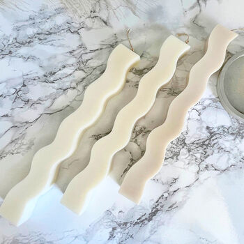 Wavy Dinner Candles Soy Wax Decorative Curvy Candle, 2 of 10