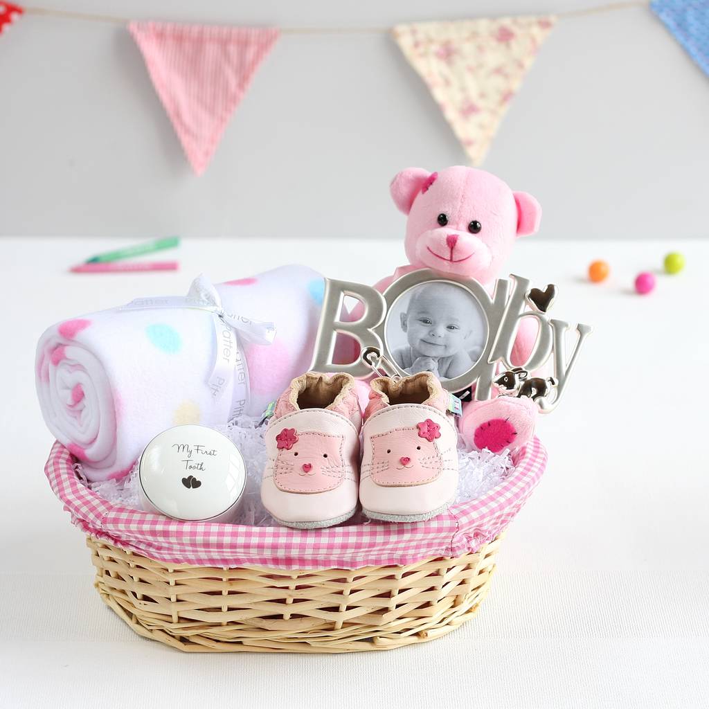 create a personalised new baby and mum gift basket by the ...