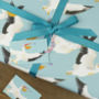 'Pelican Party' Luxury, Recycled Wrapping Paper Pack, thumbnail 9 of 9