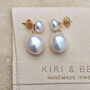 Eloise Bridal Drop Earrings, thumbnail 3 of 3