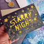Starry Night Celestial Paper Cut Christmas Card, thumbnail 3 of 6