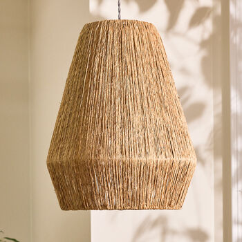 Adleigh Jute Pendant Easy Fit Ceiling Shade, 2 of 4