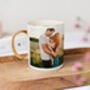 Personalised Bone China Mug With Gold Handle And Rim, thumbnail 1 of 2