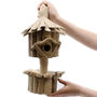 Handmade Wooden Bird House And Garden Nesting Box, thumbnail 9 of 12