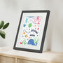 Personalised Under The Sea Children’s Nursery Framed Print, thumbnail 2 of 10