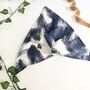 Printed Cotton Hair Scarf, Triangle Head Scarf, thumbnail 2 of 5