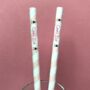 Pink And White Stripe Personalised Paper Straws, thumbnail 6 of 7
