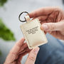 Personalised Leather Keyring With Metal Photo Insert, thumbnail 7 of 9
