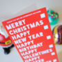 Funny All Occasions Value Christmas Cards Six Pack, thumbnail 2 of 5