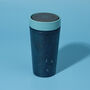 Circular And Co Coffee Cup Made From Fabric 12oz Stonewash Blue, thumbnail 1 of 8