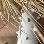 Rock The Kasbah White Ceramic Lamp With Palm Shade, thumbnail 4 of 4