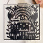 Personalised New Home Gift Papercut, thumbnail 2 of 4