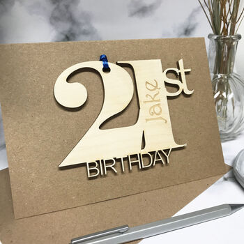 Personalised 21st Birthday Card, 12 of 12