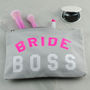 'Bride Boss' Wedding Make Up Bag, thumbnail 3 of 7