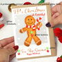 'Tis The Season' Gingerbread Man Christmas Card, thumbnail 4 of 5