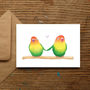 Lovebirds Love Card, thumbnail 1 of 1