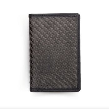 Personalised Men's Rfid Carbon Fibre Leather Credit Card Holder, 2 of 6