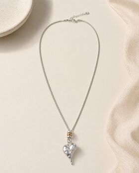 Heart And Charm Long Necklace, 2 of 2