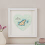 Personalised Location Guernsey Map Heart Print, thumbnail 2 of 4