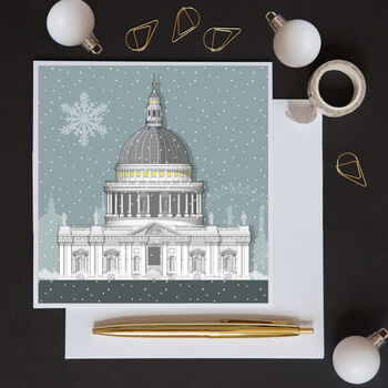 London Set Of 5x Assorted Christmas Cards, 4 of 6