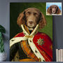 Personalised Admiral Officer Renaissance Pet Portrait, thumbnail 3 of 12