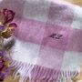 Personalised Long Wool Check Scarf Gift, thumbnail 4 of 6
