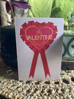 My Valentine Forever Rosette Card, 3 of 3