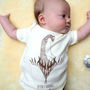 Organic 'Otterly Adorable' Baby T Shirt, thumbnail 4 of 6