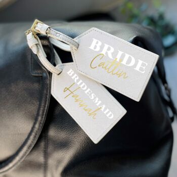 Personalised Bridal Party Luggage Tag, 2 of 3
