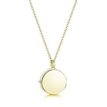 Personalised Little Drum 18k Gold Plated Locket, 9 of 12
