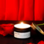 Valentine Day Candle | Rose + White Musk + Saffron, thumbnail 2 of 5