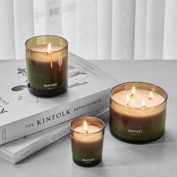 Meraki Oud Leaf Scented Candle, 4 of 8